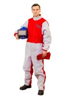 Комбинезон пескоструйщика ВЕКТОР проф с перчаткамир-р 48-50, рост 188