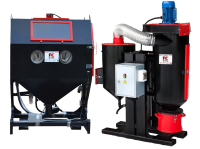 Пескоструйная камера PST-КСО-115 напорная, без ФВ, ФВР 2.2 кВт, без выдвижного поворотного стола
