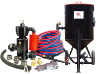 Пескоструйный аппарат PST-250 с фильтром, КПДУ twin 20 п.м.