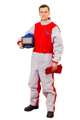 Комбинезон пескоструйщика ВЕКТОР проф с перчаткамир-р 56-58, рост 188